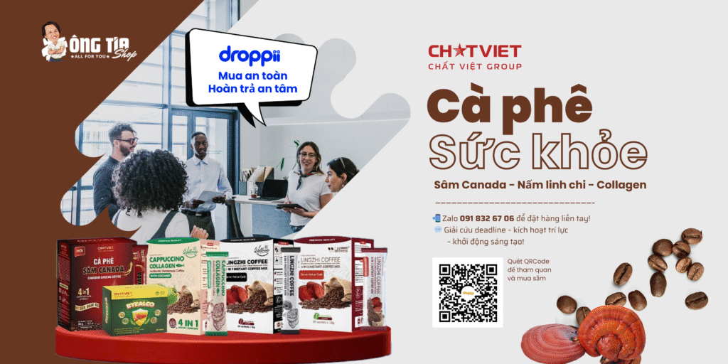 Cà phê linh chi - tinh tao tuc thi (1)