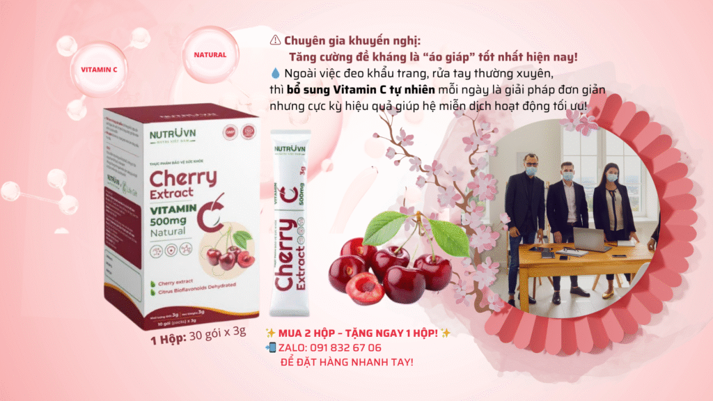 Cherry 500mg - covid19 tro lai