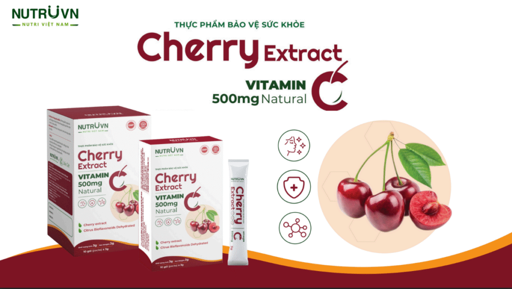 Cherry 500mg - thuc pham bv sức khỏe