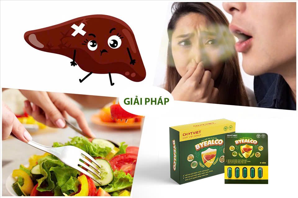 hôi miệng - gan đang kêu cứu